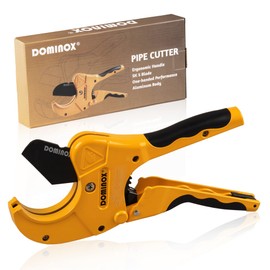 DOMINOX 2-1/2'' O.D. DM-317-64 Pipe Cutter, Professional Cutting PEX, PVC, and PPR Pipe, Etc, SK5 Blade and Aluminum Alloy Body, One-hand Rapid Cutting Tool for the Pipe