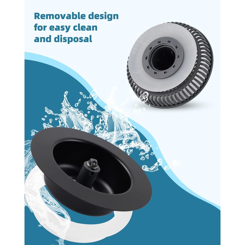 Universal 3 in 1 Kitchen Sink Drain Strainer Stopper Combo,