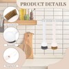 Diakey 2 Pack Dish Brush with Adjustable Angle Handle, Stiff