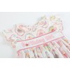 Lil cactus Pink and White Birthday Girl Smocked Dress, 6