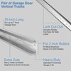 Garage Door Vertical Track Replacement – Set of Left and