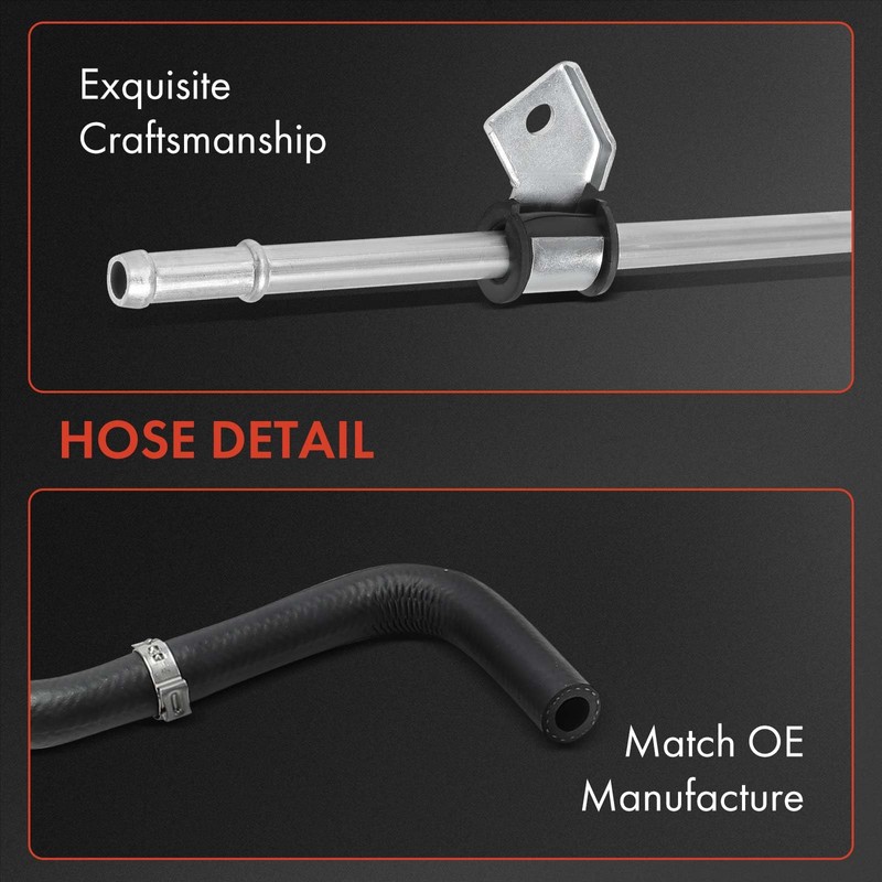 A-Premium Power Steering Pressure Hose Line Assembly Compatible with Honda
