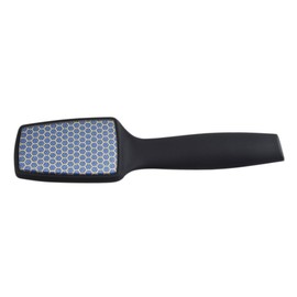 Healeved 1pc Portable Dead Skin Exfoliating Glass Foot File for Smooth Feet Creative Scrubber Tool for Men Women Callus Remover Lightweight and Design Black