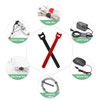 Ssiyiya 100PCS Cable Ties Reusable, Adjustable Nylon Reusable Cable Ties