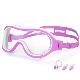 COOLOO Swimming Goggles for Kids 6-16 Kids Swimming Goggles for Children Teens Anti-Fog Anti-UV Clear Wide View Boys Girls