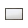 Yardlio Mirror, Gray Oak - Rectangular Landscape Mirror with Wooden