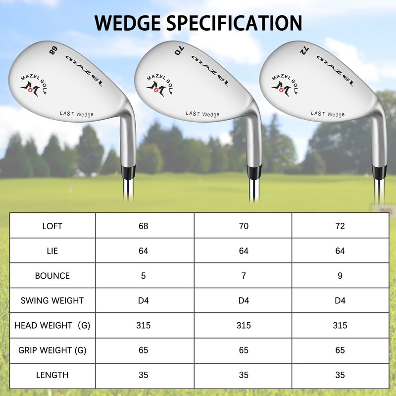 MAZEL Forged Golf Wedges for Men & Women - Golf