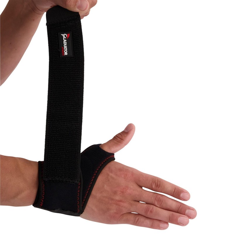 Gladiator Sports Sports Wrist Support with Thumb Opening
