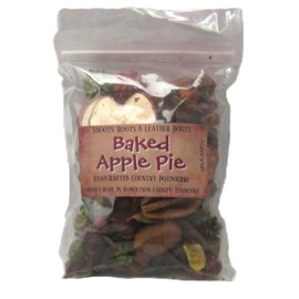 Shoots, Roots & Leather Boots Baked Apple Pie Bowl Filler Potpourri – 2 Cup Bag – Rustic Botanical Blend with Dried Apples, Cinnamon & Autumn Spices – Handmade in Tennessee