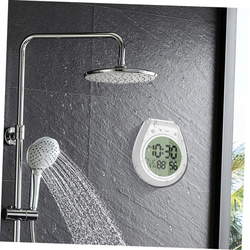 CORHAD Wall Clock for Bathroom Non-Ticking Accurate Timekeeping for Kitchen