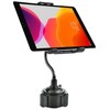 TECOTEC 2 in 1 Cup Holder Tablet Mount, Flexible Gooseneck