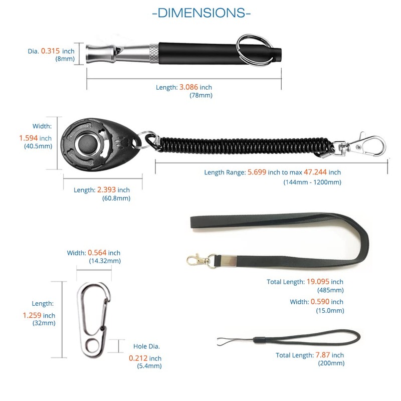 XBD Gears Dog Whistle Adjustable Scale Ultrasonic Dog Whistle for