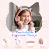 LOBKIN Kids' Headphones Cat Ears Design Foldable Over-Ear for V5.4