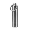 Wakects Waterproof Stainless Steel Pill Box, Pill Holder Keyring for