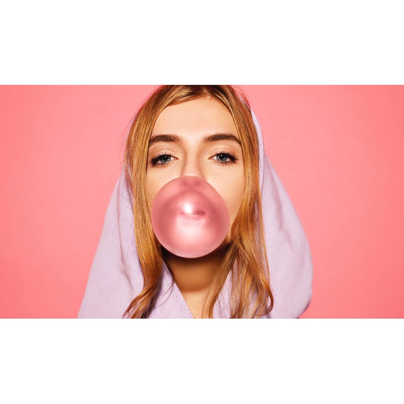 SweetGourmet Original Bubble Gum Balls Classic Pink Gumballs 1928, 1