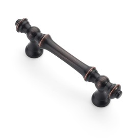 Asidrama 6 Pack 3 Inch(76mm) Oil Rubbed Bronze Kitchen Cabinet Handles, Cabinet Pulls Kitchen Cabinet Hardware for Cupboard Drawer Pulls Dresser Handles