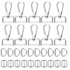 30pcs Lobster Claw Clasps for Keychains, Lobster Clasp 1/2 Inch