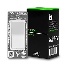 Zooz 700 Series Z-Wave Plus Dimmer Switch ZEN72, White | Direct 3-Way (No Add-On Switch Needed) | Z-Wave Hub Required
