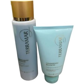 Terramar Consistently Balanced Kit Control de Grasa, Gel Limpiador Facial 130 ml + Tónico Facial 240 ml, Rutina 2 Pasos para Piel Mixta o Grasa