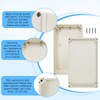 ADERTOS 2 x Plastic Housing IP65 Waterproof Junction Boxes Distribution