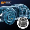 BRTEC 512518 Rear Left/Right Wheel Hub and Bearing Assembly for