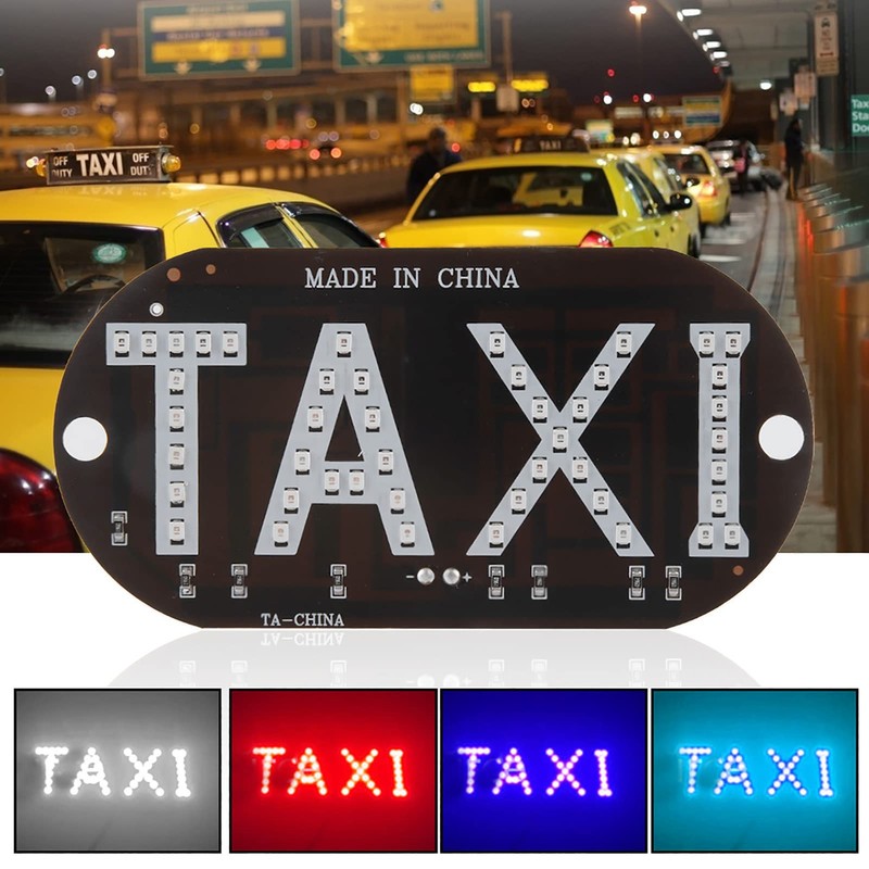 EBTOOLS For Dads Taxi-12V Taxi Windscreen Cab Indicator Lamp Sign