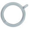 Merriway BH03272 (24 Pcs) Plastic Curtain Drapery Pole Rod Rings