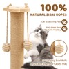 Xeticey Cat Scratching Post Multifunctional Sturdy Cat Scratcher for Indoor