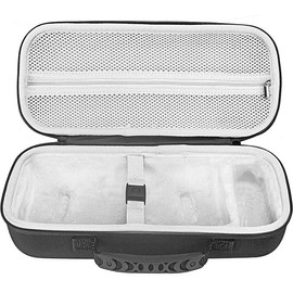 SaharaCase Travel Carry Case for Sony SRS-XB33 and Sony XG300 Portable X-Series Portable Bluetooth Speaker [Shockproof Bumper] Rugged Protection Anti-Slip Grip - Black