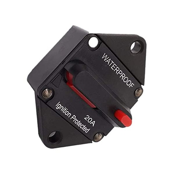 ANJOSHI ANJOSHI 20 Amp Circuit Breaker with Manual Reset for