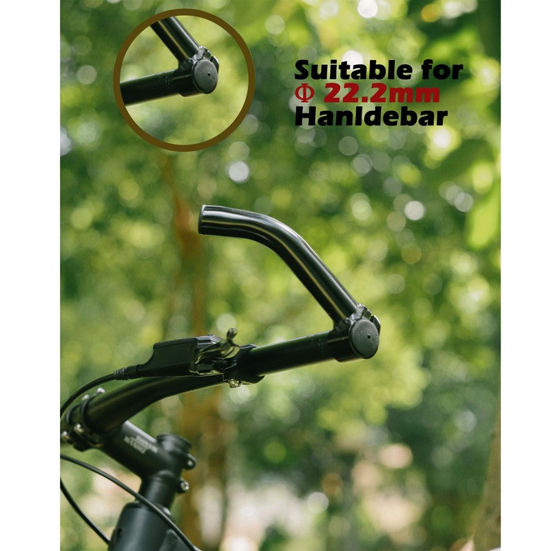 Thinvik Bike Bar Ends, Aluminium Alloy MTB Bicycle Handlebar Ends,