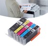 Ink Cartridge Set Large Capacity Clear Colorfast Printing Black Color