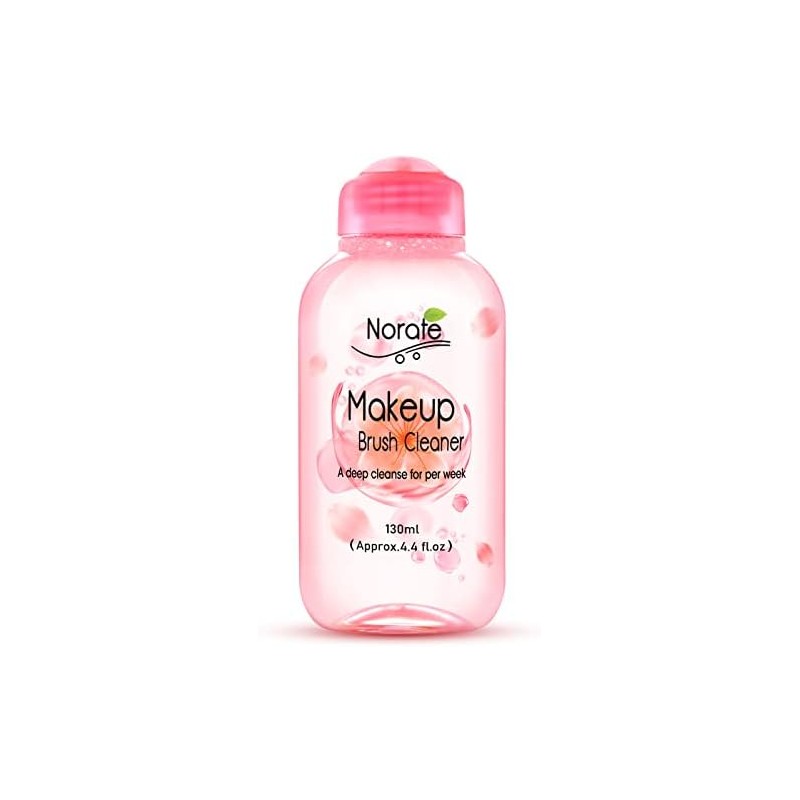 Norate Limpiador de brochas de maquillaje, solución limpiadora para brochas