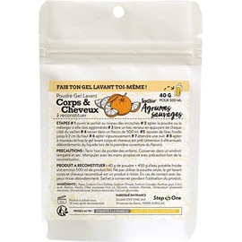 STEP ONE 2-in-1 Shampoo & Shower Gel Powder Wild Orange 40 g