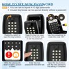 Qudubuy Key Safe Police Approved Wall Mounted Lock Box with