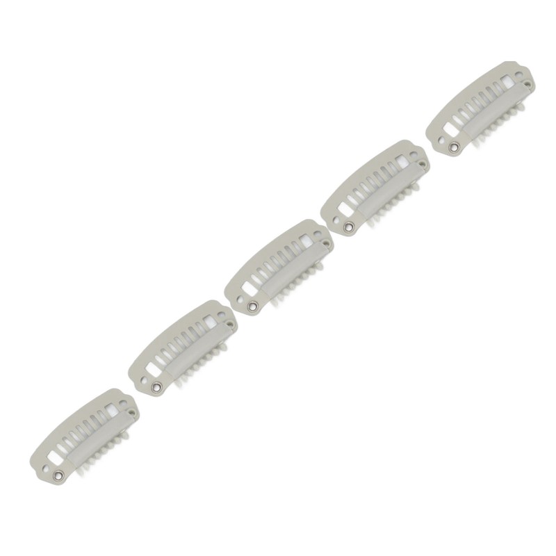 50pcs Hair Extension Clips Set Stainless Steel DIY 8 Teeth