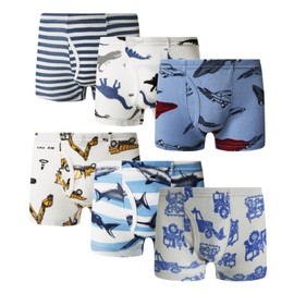 Family Feeling 6 Packs Little Boys' Cotton Boxer Brief Underwear Size 3T