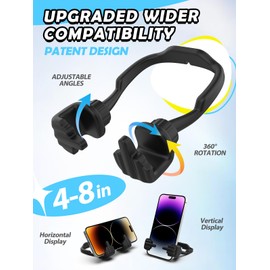 Stocking Stuffers for Teens Boys Adults Gifts: Lazy Cell Phone Stand Holder for Desk Gag Gift for Teenage Girls Kids Dad Him Women Men Who Have Everything, Funny Cool Christmas White Elephant Idea