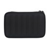 Black Soft Harmonica Carrying Case with Zipper, PU Leather Fabric,