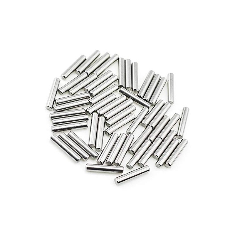 Yesallwas 30PCS 6mm x 30mm Dowel Pin 304 Stainless Steel