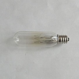 25 Watt tubular bulb for Himalayan Salt Lamps - fits E12 Socket