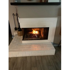 Rocky Mountain Goods Fireplace Grate with Ember Retainer - 1/2” Heavy Duty Cast Iron -Heat Treated for Hottest Fires - Retainer for Cleaner More efficient fire - Weld has (18")