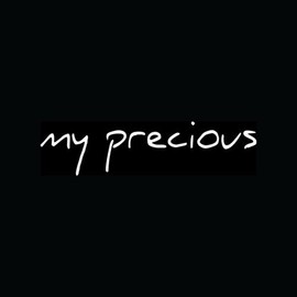 My Precious Sticker Funny Ring Vinyl Decal Gollum Magic Love Nerdy Fun - Die Cut Vinyl Decal for Windows, Cars, Trucks, Tool Boxes, laptops, MacBook - virtually Any Hard, Smooth Surface