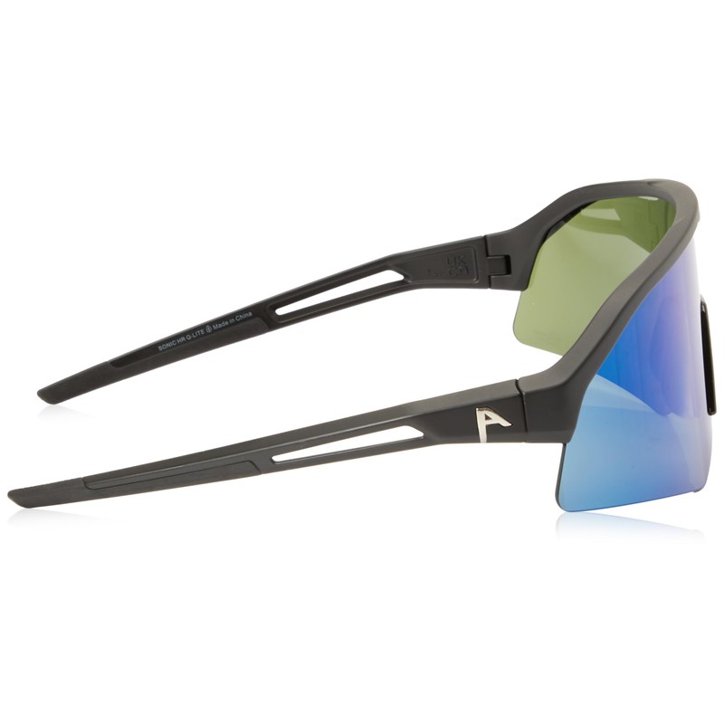 ALPINA Unisex Sonic HR Q-LITE Sunglasses, Matte Black, One Size,