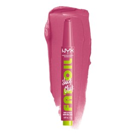 NYX Professional Makeup Fat Oil Slick Click | Brillo de Labios | Tono DM Me Magenta 2g