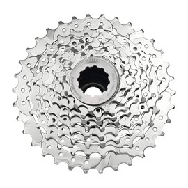 SUNRACE Cassette de Piñones MTB CSM66 8P 1132D Nickel Plata Cajita CSM66.8AU0.NS1.BXB