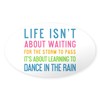 CafePress Life Isnt about Waiting for The Storm to Pass