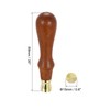 PATIKIL 15mm Round Blank Wax Seal Stamp, Removable Brass Head