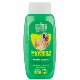 Shampoo Herbal para Perros y Gatos Aroma Herbal | Con Aloe Vera y Eucalipto | Hipoalergénico, Biodegradable | Ideal para Piel Sensible | 300 ml