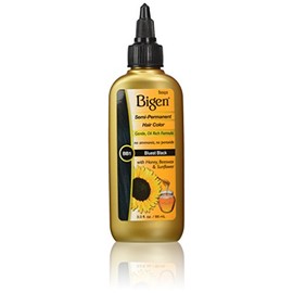 Bigen Semi Permanent Hair Color, Bluest Black, 3.0 Ounce